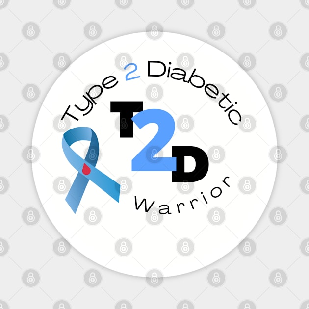 Diabetes Awareness in November Wear Blue Support Diabetes Magnet by Afrinubi™